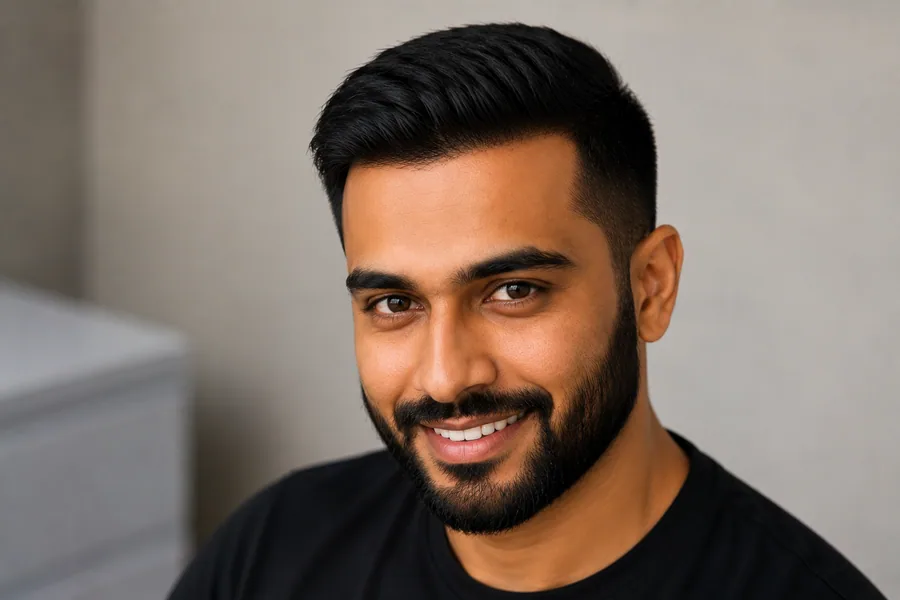 Hair transplant growth — Month 18: Full Permanent Density