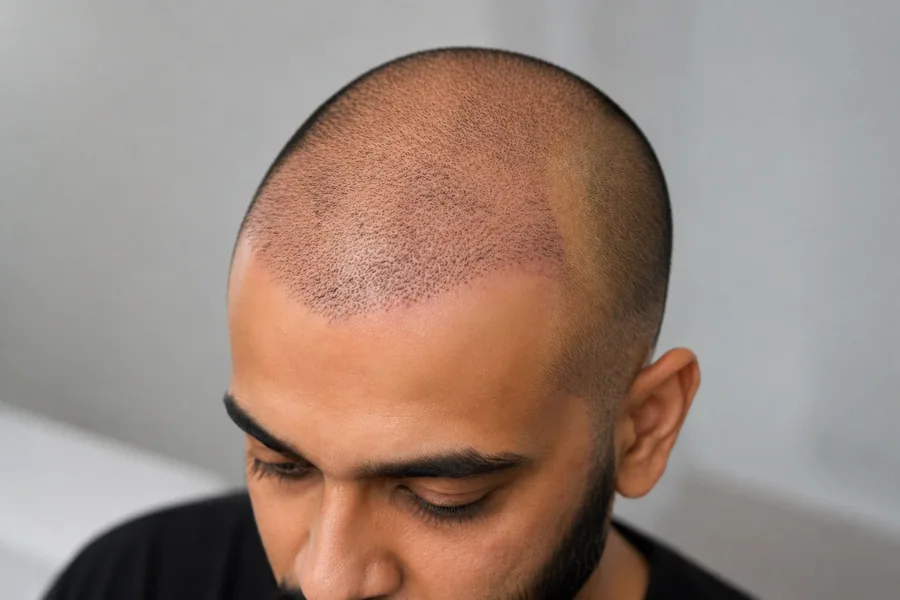 Hair transplant growth — Month 1–3: The Shedding Phase